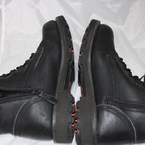 Harley-Davidson Mens Landers Waterproof Size 10 Black Motorcycle Boots D93791